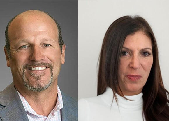 Sean McGrath and Beth Hulteen-Burkle headshots